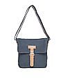 U.S. Polo Assn. Leather Trimmed Canvas Sling Bag