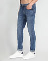 Flying Machine Low Rise Super Skinny Fit Wash Jeans