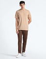 Flying Machine Slash Slim Tapered Solid Trousers