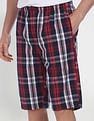 USPA Innerwear Pure Cotton Checked I692 Bermudas - Pack Of 1