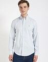 Tommy Hilfiger Striped Regular-Fit Poplin Shirt