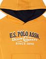 U.S. Polo Assn. Kids Brand Print Hooded Sweatshirt