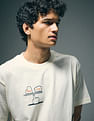 Flying Machine Graphic Oversized T-Shirt
