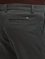 Arrow Sport Solid Dobby Slim Fit Trousers