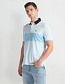 Arrow Sports Colour Block Contrast Collar Polo Shirt