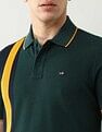 Arrow Sport Colourblocked Regular Fit Polo Shirt
