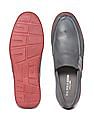 U.S. Polo Assn. Contrast Sole Leather Metis Slip On Shoes