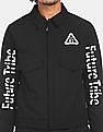 Flying Machine Spread Collar Printed Casual Jacket