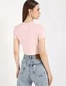 Tommy Hilfiger Solid Cropped-Fit Cotton T-Shirt