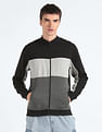 Flying Machine Heathered Panelled Sweatshirt