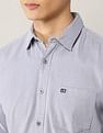 Arrow Sport Textured Pure Cotton Shirt