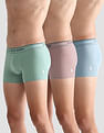U.S. Polo Assn. Mid Rise Solid OET15 Trunks - Pack Of 3