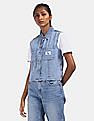 Calvin Klein Sleeveless Archive Denim Shirt
