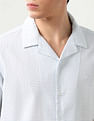 Arrow Textured Relaxed Fit Cuban Shirt