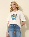 U.S. Polo Assn. Women Boyfriend Fit Tropical Printed T-Shirt