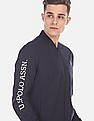 U.S. Polo Assn. Men Navy Solid Bomber Jacket