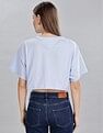 Tommy Hilfiger Womens Blue Solid T-Shirts