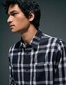 Flying Machine Plaid Checked Pure Cotton Shirt
