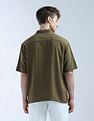 Flying Machine Oversized Fit Textured Color Of Home Shirt