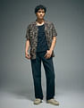 Flying Machine Tropical Print Cotton Shirt