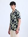 Flying Machine Abstract Pattern Regular Shirt