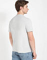 Calvin Klein Jeans Comfortable Grey Solid T-Shirt