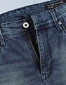 Flying Machine Slash Slim Tapered Fit Whiskered Jeans