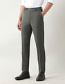 Arrow Slim Fit Solid Trousers