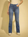 Flying Machine Women K-Street X Extreme Flare Fit Tinted Jeans