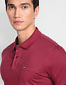 Arrow Sports Chest Pocket Solid Polo Shirt