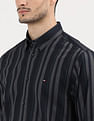 Tommy Hilfiger Twill Multi Striped Regular Fit Shirt
