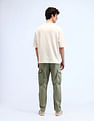 Flying Machine Relaxed Fit Solid Trousers