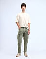Flying Machine Relaxed Fit Solid Trousers