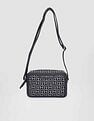 Tommy Hilfiger Printed Blue Polyester Sling Bags