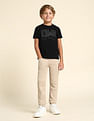 U.S. Polo Assn. Kids Boys Brand Printed Regular Fit T-Shirt