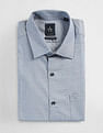 Arrow Manhattan Slim Fit Patterned Dobby Shirt