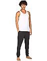 Calvin Klein Underwear Round Neck Solid Vest - Pack Of 2