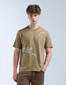 Flying Machine Relaxed Fit Typographic Printed T-Shirt
