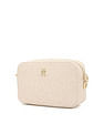 Tommy Hilfiger Textured Cream PU Sling Bag