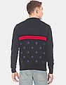U.S. Polo Assn. Star Pattern V- Neck Sweater