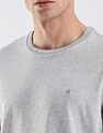 Calvin Klein Jeans Regular-Fit Heathered Cotton T-Shirt
