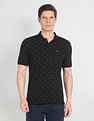 Arrow Sports Compact Cotton Logo Print Polo Shirt