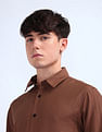 Flying Machine Solid Regular Fit Shirt