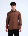 Flying Machine Solid Regular Fit Shirt