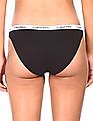 Calvin Klein Underwear Women Assorted Elasticized Waist Solid Bikini Briefs - Pack of 3