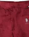 U.S. Polo Assn. Kids Girls Lurex Tape Velour Coordinate Track Pants