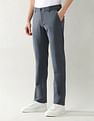 Arrow Newyork Mid Rise Knitted Autoflex Trousers