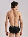 Calvin Klein Underwear Mid Rise Solid Black Briefs