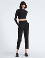 Tommy Hilfiger Cropped Mock Collar Top