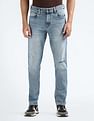 Flying Machine Lightly Distressed Slim Tapered Jeans